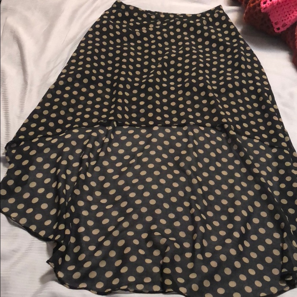 Polka Dot High Low Skirt!
